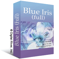Blue Iris Rabatt