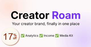 Creator Roam Discount Coupon