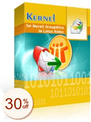 Kernel for GroupWise to Lotus Notes Discount Coupon Code