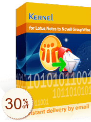 Kernel for Lotus Notes to GroupWise Discount Coupon