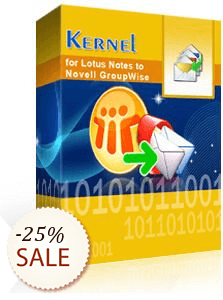 Kernel for Lotus Notes to Novell GroupWise Discount Coupon