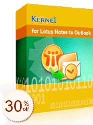 Kernel for Lotus Notes to Outlook sparen