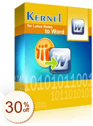 Kernel for Lotus Notes to Word Discount Coupon