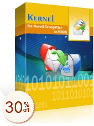 Kernel for GroupWise to MBOX Discount Coupon Code