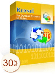 Kernel for Outlook Express to Notes Discount Coupon