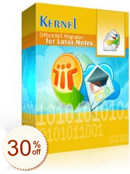 Kernel Office 365 Migrator for Lotus Notes Discount Coupon