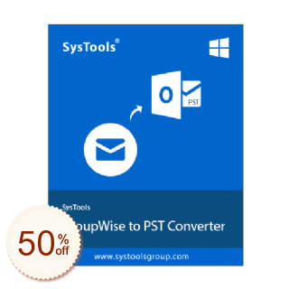 SysTools Export GroupWise Discount Coupon