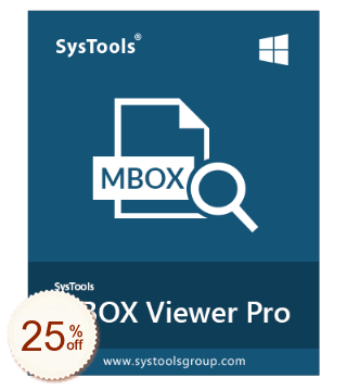 Systools MBOX Viewer Pro Code coupon de réduction