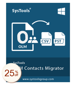 SysTools OLM Contacts Migrator Discount Coupon