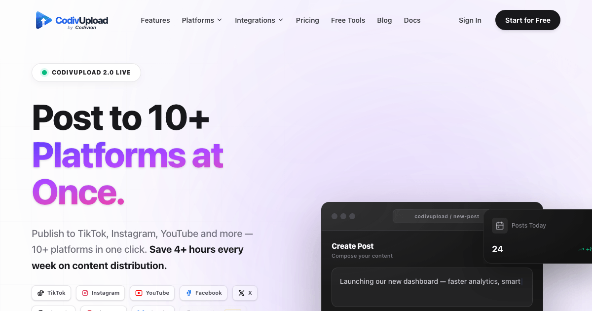 CodivUpload Shopping & Trial Screenshot