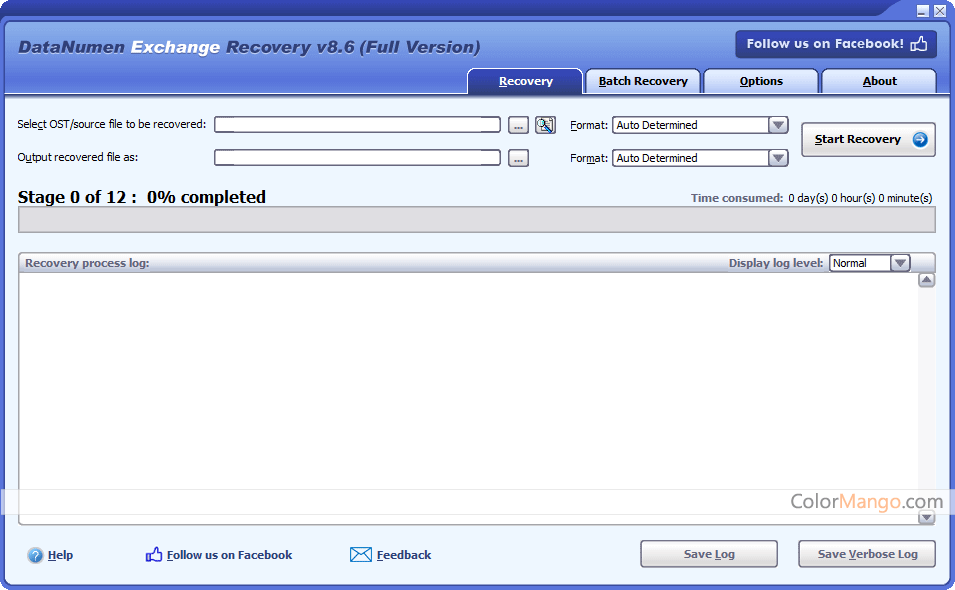 DataNumen Exchange Recovery Screenshot