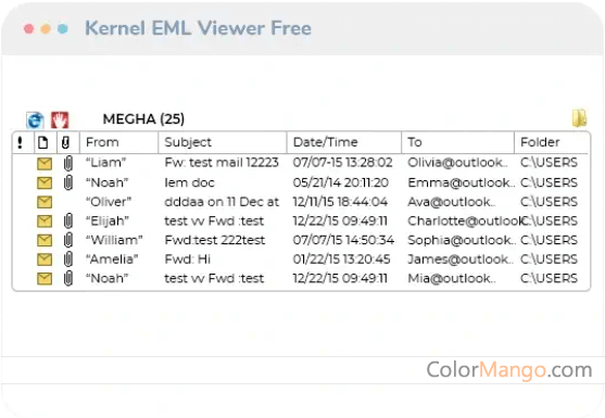 Kernel EML Viewer Screenshot
