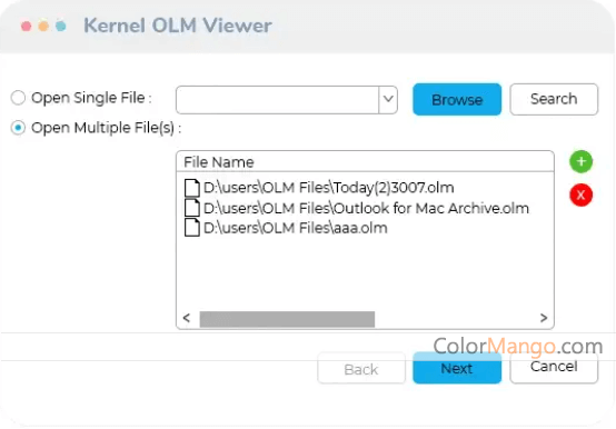 Kernel OLM Viewer Screenshot