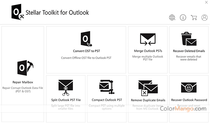 Stellar Toolkit for Outlook Screenshot