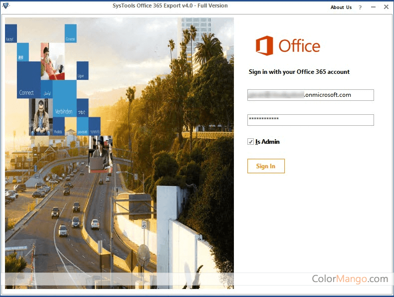 SysTools Office 365 Export Screenshot
