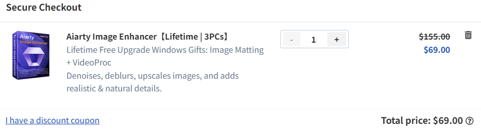 Aiarty Image Enhancer coupon