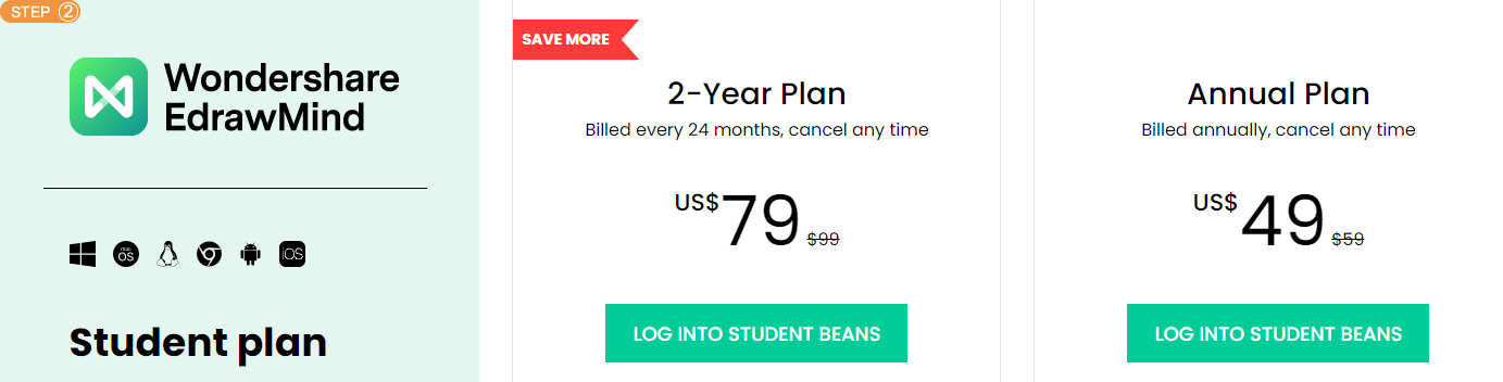 EdrawMind Education pricing