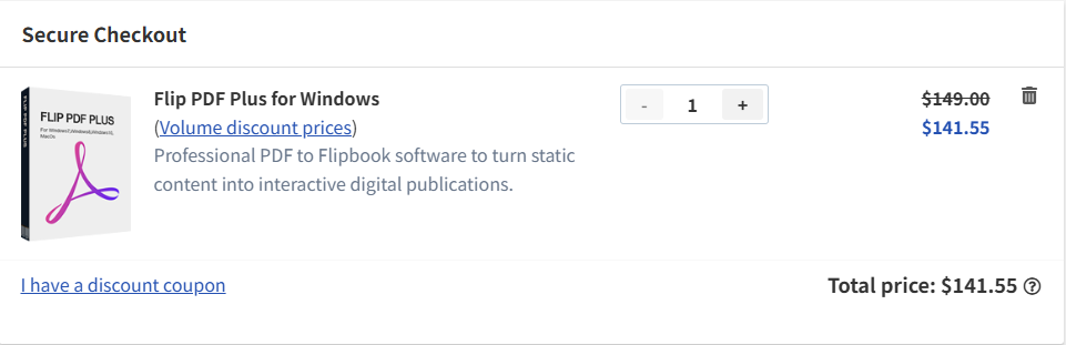 Flip PDF Plus coupon