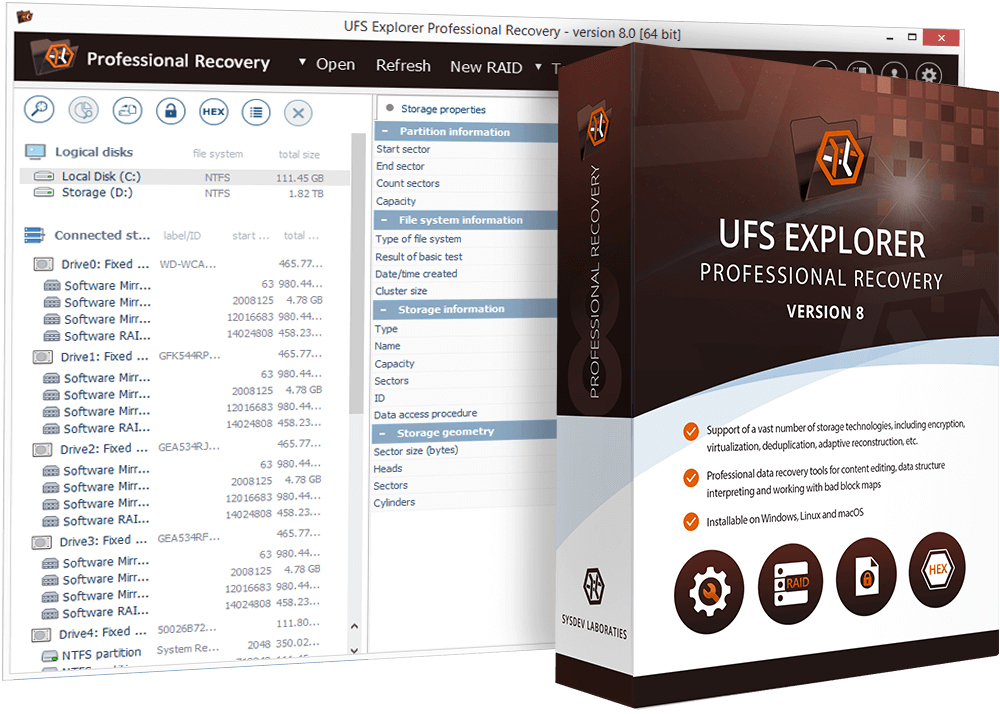 ufs explorer professional recovery full crack