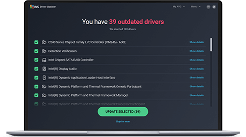 AVG Driver Updater Screenshot