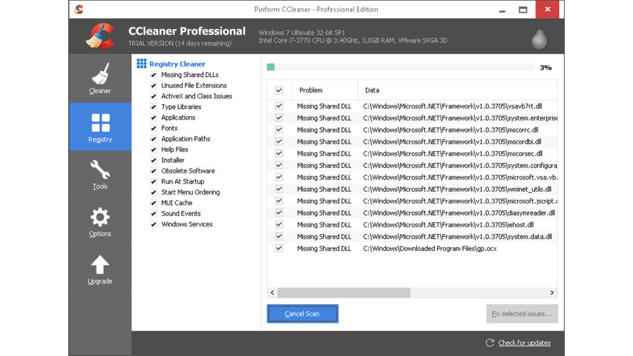 CCleaner Professional Screenshot