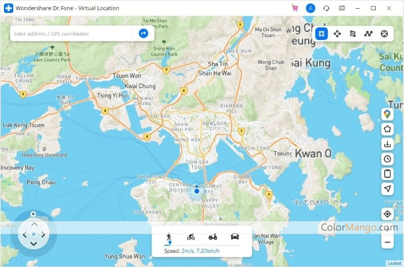 Dr.Fone - Virtual Location Screenshot