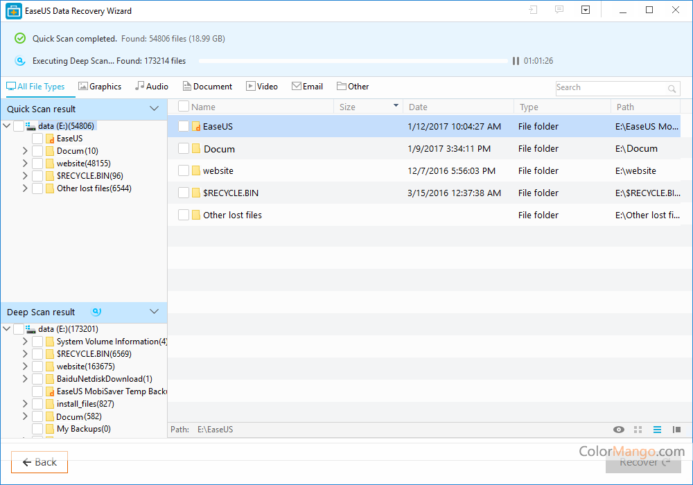 easeus data recovery wizard professional 12.9