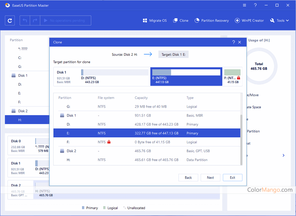 download the last version for android EASEUS Partition Master 17.8.0.20230612