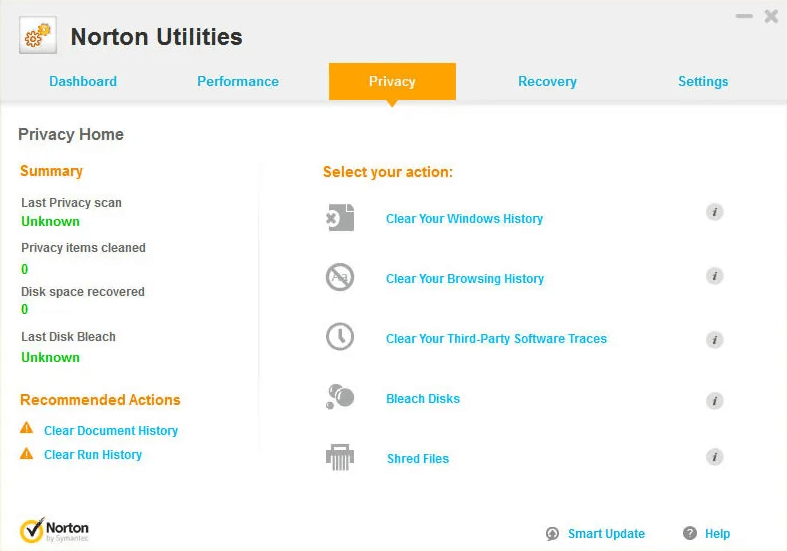 Norton Utilities Screenshot