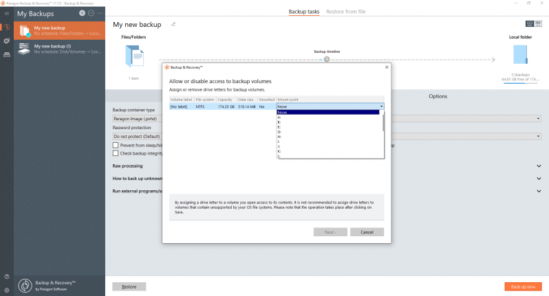 paragon backup and recovery 17