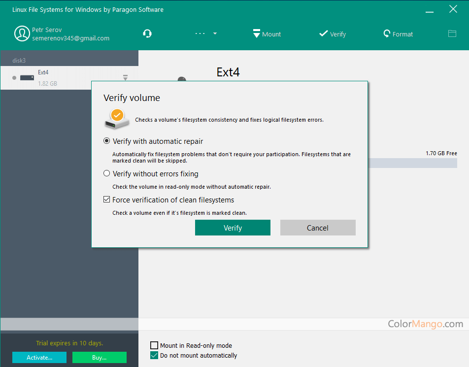 Paragon Linux File Systems for Windows Online Shopping, Price, Free Trial