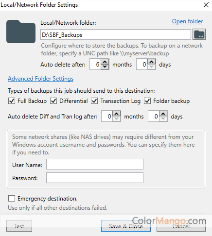 sos online backup client