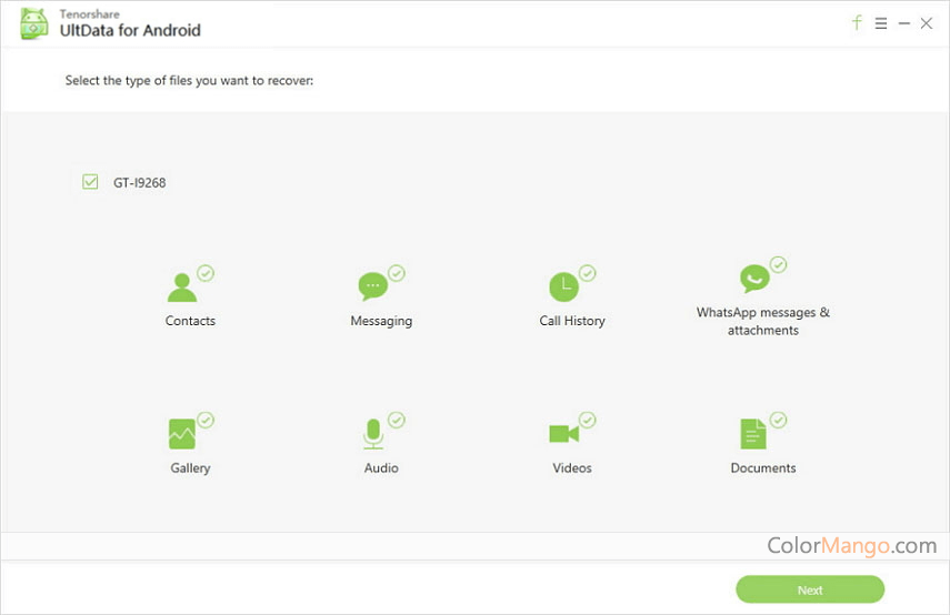 tenorshare ultdata for android code