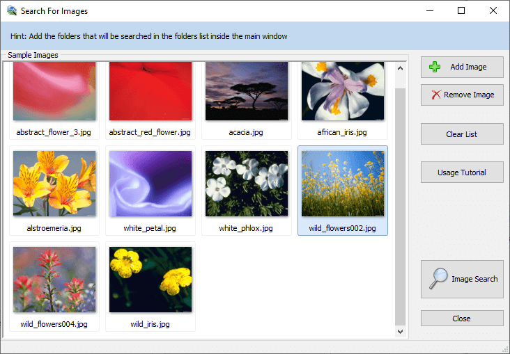 Visual Similarity Duplicate Images Finder Screenshot