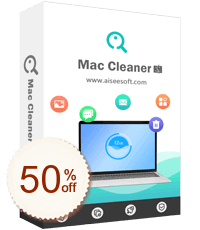 Aiseesoft Mac Cleaner Code coupon de réduction