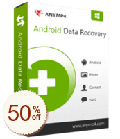 AnyMP4 Récupération de Données Android Discount Coupon