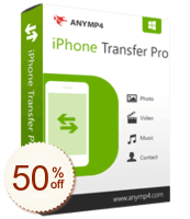 AnyMP4 iPhone 転送 Pro Discount Coupon