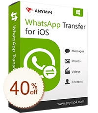 AnyMP4 WhatsApp Transfer for iOS割引クーポンコード