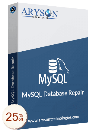 Aryson MySQL Database Repair Discount Coupon