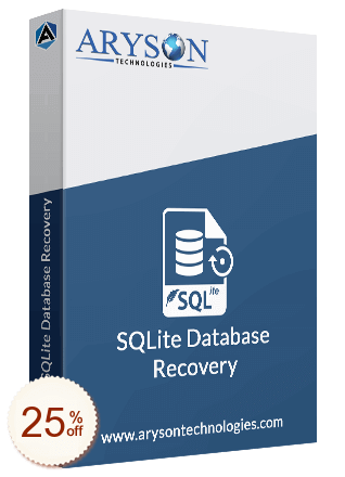 Aryson SQLite Database Recovery Discount Coupon