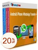 Backuptrans Android iPhone WhatsApp Transfer + Discount Coupon