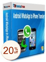 Backuptrans Android WhatsApp to iPhone Transfer Discount Coupon