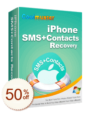 Coolmuster iPhone SMS + Contacts Recovery Discount Coupon