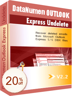DataNumen Outlook Express Undelete Discount Coupon Code