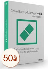Genie Backup Manager Home Code coupon de réduction