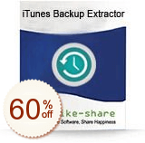 iLike iTunes Backup Extractor Discount Coupon