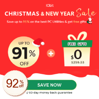 IObit Xmas and New Year Gift Pack Discount Coupon Code