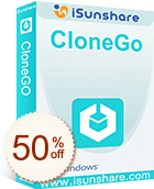 iSunshare CloneGo Discount Coupon Code