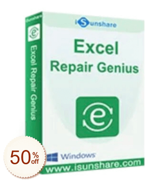 iSunshare Excel Repair Genius Discount Coupon