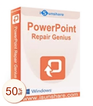iSunshare PowerPoint Repair Genius Discount Coupon